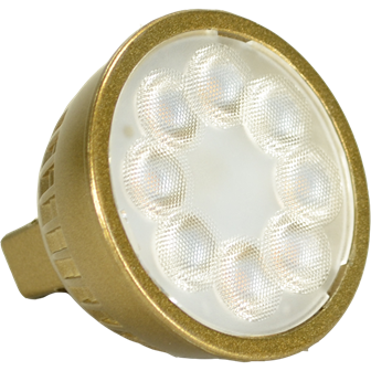 Unique Lighting Systems - LED-5W-BM6F-RGB30 - Flex Gold Vivid Series MR16-Gen 2  (2nd Gen), 3000K