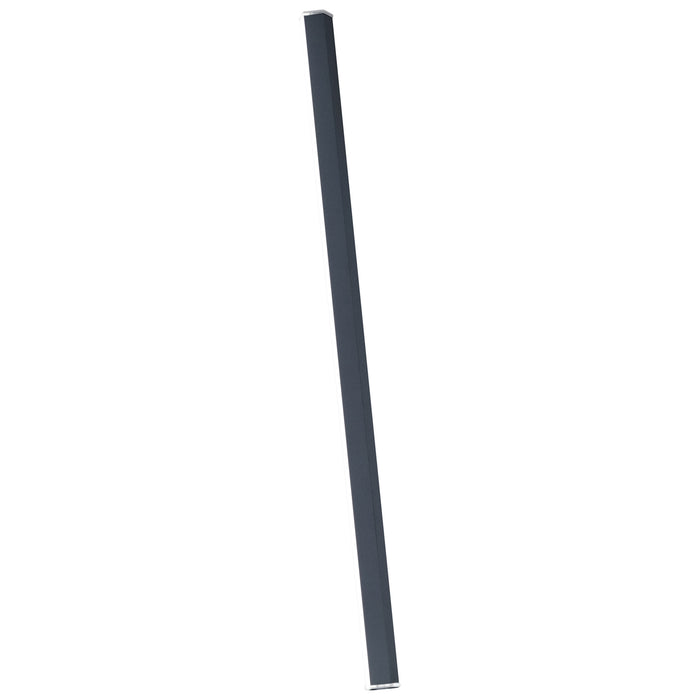 Zafferano Pencil LED Cordless 39.9" Vertical Wall Sconce Dark Grey