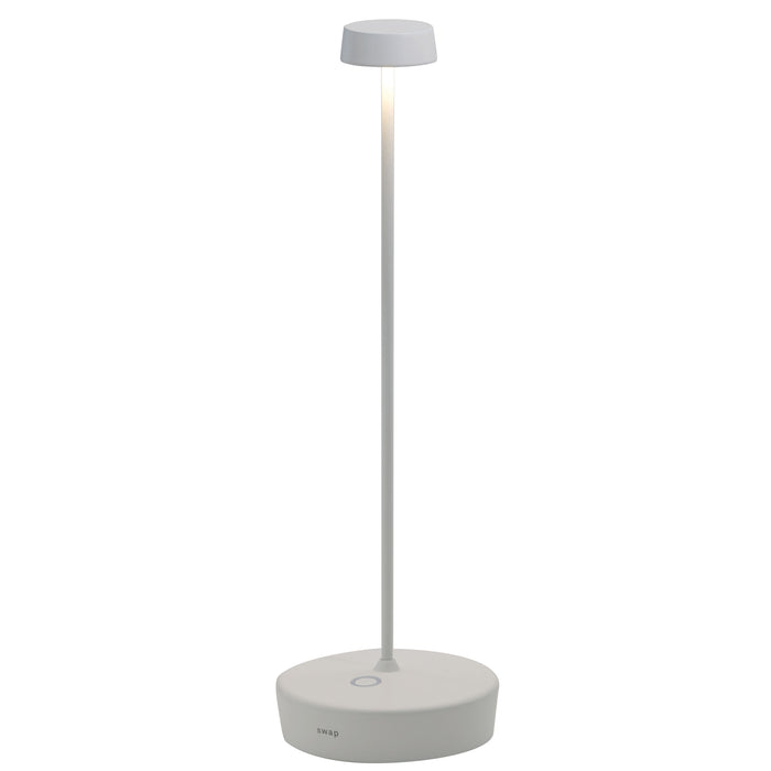 Zafferano Swap Table Lamp LD1010B3 White