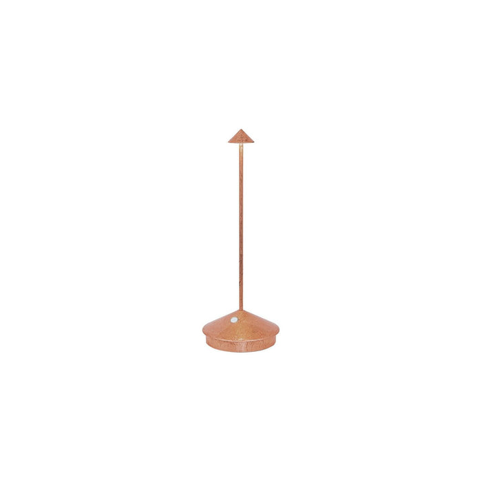 Zafferano Pina Pro Table Lamp LDO650RFR Copper Leaf