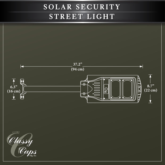 Classy Caps Solar Security Street Light SSL810