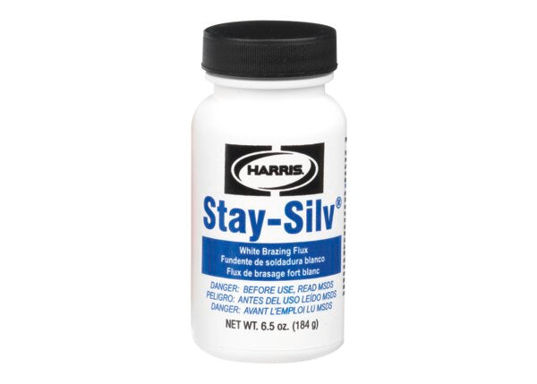 Harris Stay-Silv White Brazing Flux 6.5 oz. jar w/brush cap