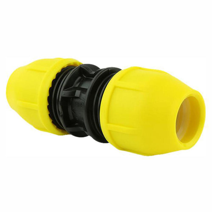Home Flex - 18-429-010 - 1" IPS Underground Yellow Poly Gas Pipe Coupler