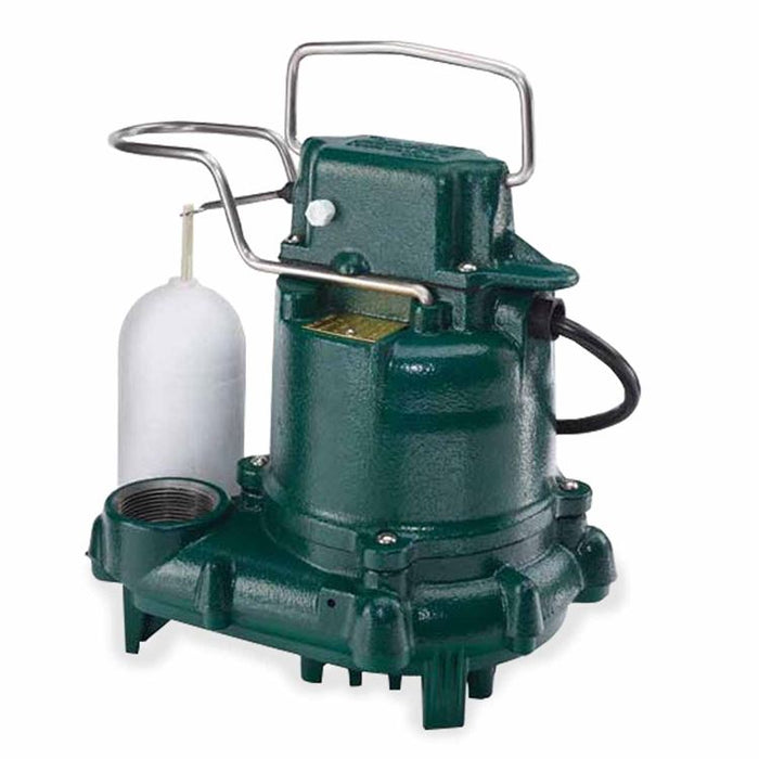 Zoeller Model M57 Mighty-Mate Automatic Cast Iron Effluent Pump - 115 V, 0.3 HP
