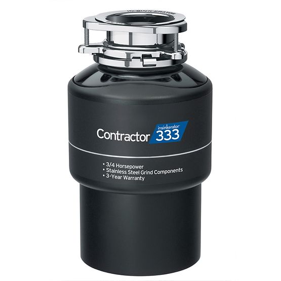Insinkerator - 79060-ISE - Contractor 333 Garbage Disposal, 3/4 HP (No Cord)