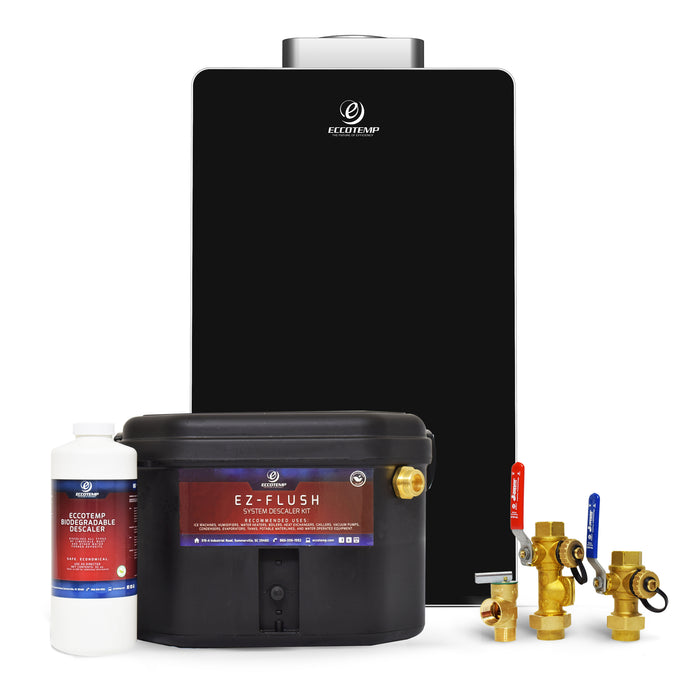 Eccotemp - EL22i-NGS - EL22i Indoor 6.8 GPM Natural Gas Tankless Water Heater Service Kit Bundle