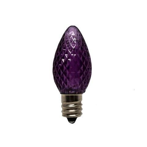 Seasonal Source - LED-C7-PUR-SMD - C7 Purple LED SMD Bulbs, Pack of 25