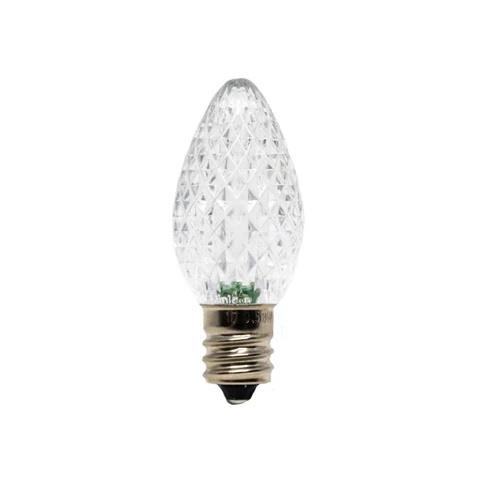 Seasonal Source - LED-C7-PW-SMD - C7 Pure White LED SMD Bulbs, Pack of 25