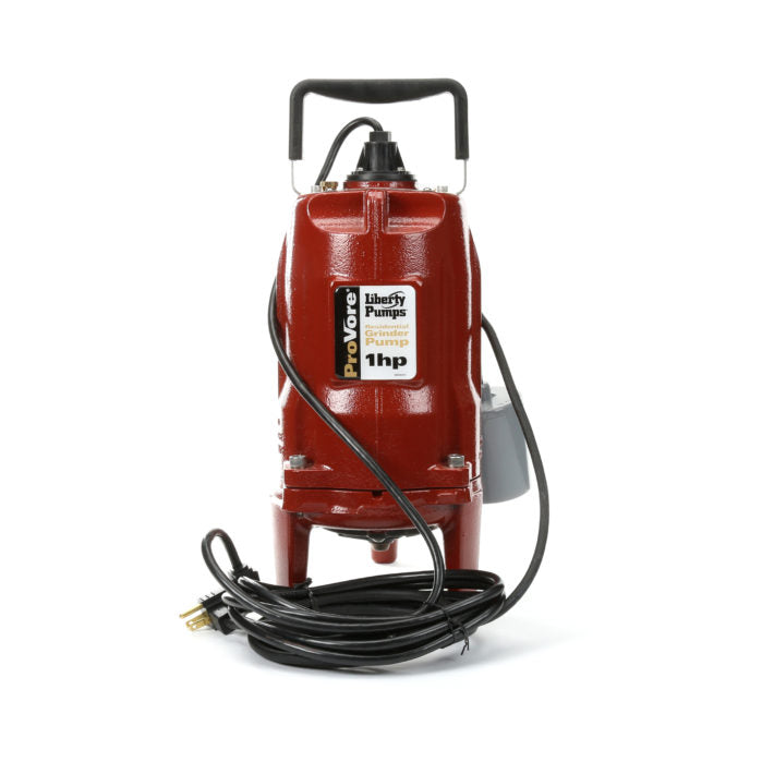 Liberty Pumps - PRG101A - ProVore Residential Grinder Pump, 1HP Automatic Wide Angle Switch