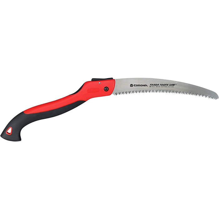 Corona - RS 7265D - Razor TOOTH Folding Pruning Saw, 10 Inch Curved Blade,