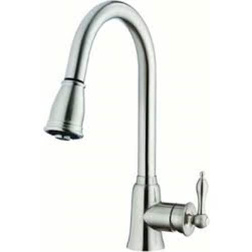 Danze - D454410SS - Prince Pullout Spray Single Hole Kitchen Faucet Stainless Steel