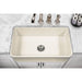 Houzer - Houzer PTS-4300 Platus Series 33-Inch Apron-Front Fireclay Single Bowl Kitchen Sink -  - Kitchen Sink - Apron Front  - Big Frog Supply - 2