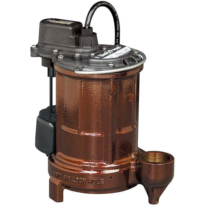 Liberty Pumps - 257 - 1/3 hp Cast Iron Sump/Effluent Pump with Vertical Magnetic Float (VMF)