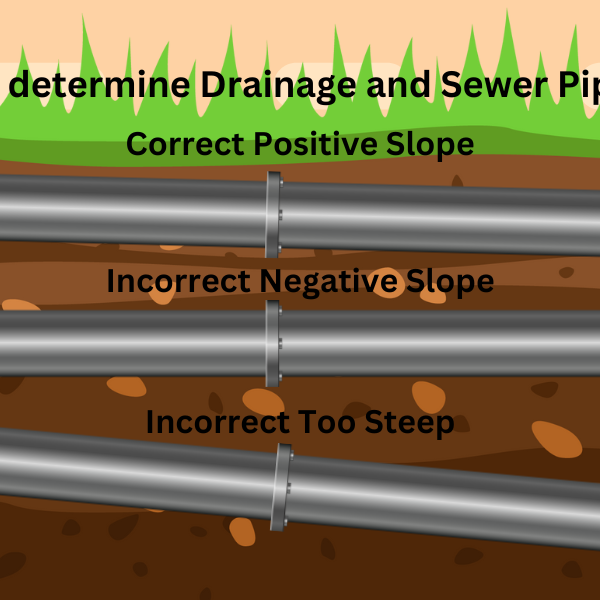 How to determine Drainage and Sewer Pipe Slope?
