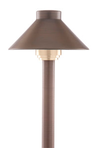 Sollos PATH LIGHTS Traditional Hat Kit PTH055-AB-12 Antique Brass NL