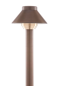 Sollos PATH LIGHTS Traditional Hat Kit PTH040-AB-12 Antique Brass NL