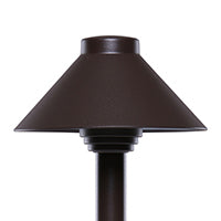 Halco Sollos PATH LIGHTS Kit de sombrero recto PSH055-TZ-12 Bronce texturizado NL
