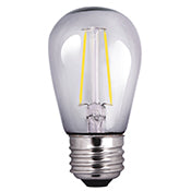 Lámparas LED Halco Sollos DecoStrand 2700K FILAMENTO transparente DIM de 2 vatios 