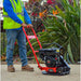 Tomahawk Power JXPC50H Honda plate compactor showing engine, handle, and compaction plate