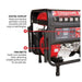 Tomahawk Power TG7000H open frame generator equipment view for jobsite power