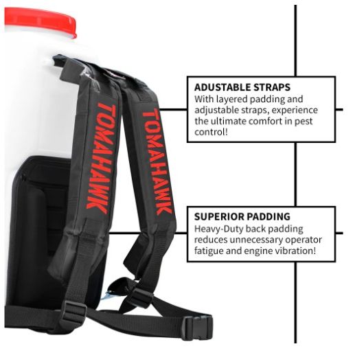Tomahawk Power gas backpack sprayer for outdoor pest control and treatment applications