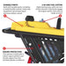 Tomahawk Power TR68H vibratory rammer showing handle and compaction foot detail