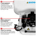 Tomahawk Power TCS6.5 0.5 GPM fan nozzle sprayer for concrete finishing applications