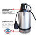 Tomahawk Power TDP750 dewatering pump equipment view for basements, pools, and irrigation