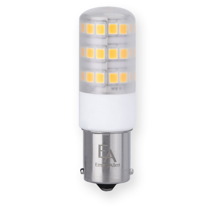 EmeryAllen 4W BA15S Single-Contact Bayonet LED Replacement Lamp - 3000K, 360 degree - — EA-BA15s-4.0W-001-309F