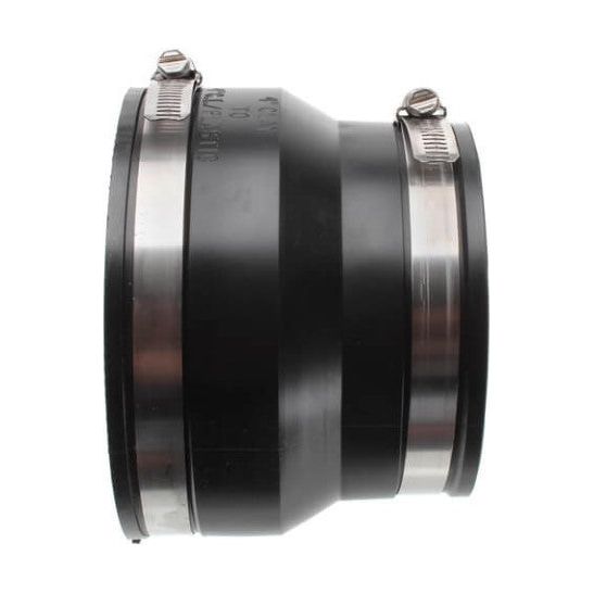 Fernco 1002-44 4" x 4" Flexible Coupling (Clay to Cast Iron or PVC)