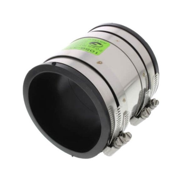 Fernco 1056-33RC  3" x 3" Strong Back PVC Shielded Coupling (Connects Cast Iron and PVC)