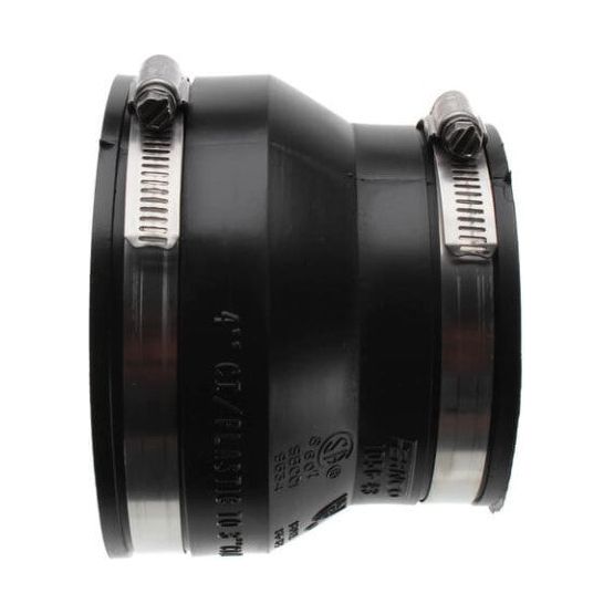 Fernco 1056-43 4" x 3" Flexible Coupling (Connects Cast Iron, PVC, Steel or Lead)