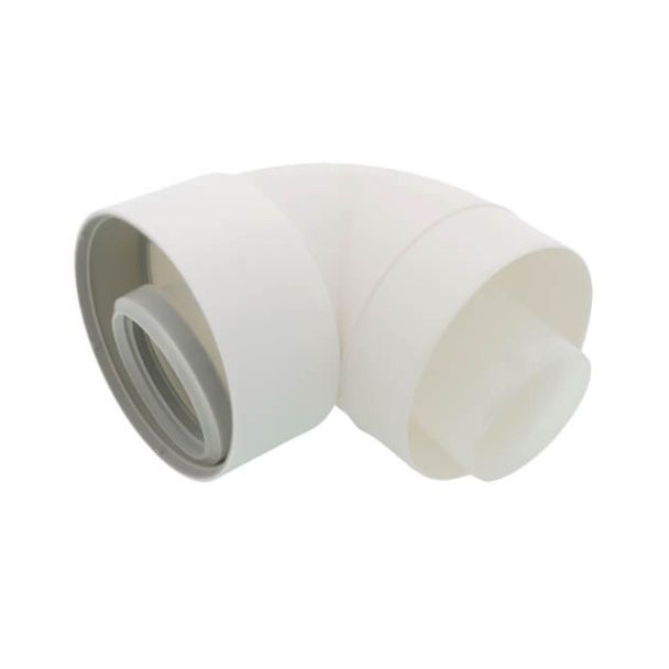 Rinnai 229233 - 2/4" Condensing 90-degree Elbow (PPtl) fits SENSEI RX