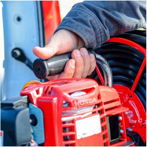 Tomahawk Power skid sprayer equipment detail for foundation and perimeter pest control treatments