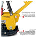 Tomahawk Power TPC170H Honda powered compactor component and control detail