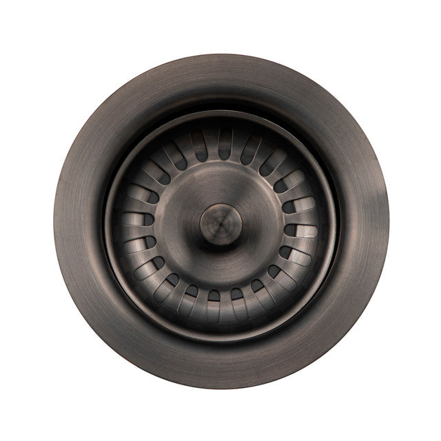 Houzer 3-1/2" Basket Strainer in Graphite 190-9180 GR