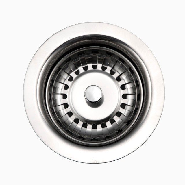 Houzer 3-1/2" Basket Strainer in Antique Satin 190-9180 PS