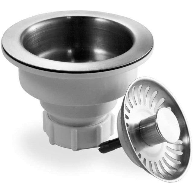 Houzer 3-1/2" Stainless Steel Pop-Up Basket Strainer 190-9400