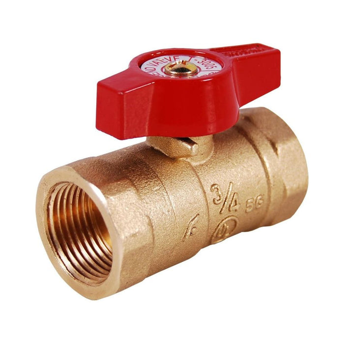 Legend Valve - 102-903 - 1/2" Fnpt X Fnpt T-3005 Red Top Economy Gas Ball Valve