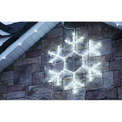 Estrella LED blanca pura de 20" Seasonal Source