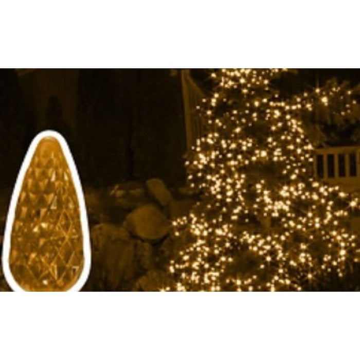 Seasonal Source - 20607R-B - C6 70L Orange LED Strand