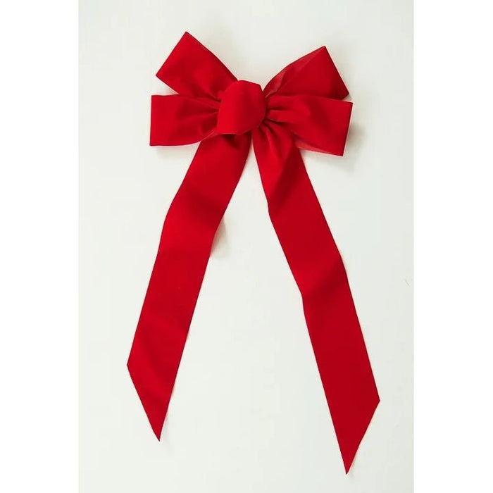 Seasonal Source - BOW-135-H - 24" X 45" Outdoor Red Velvet