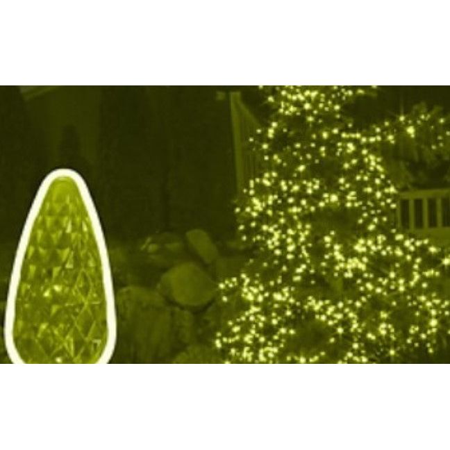 Seasonal Source - 20604R-B - C6 70L Yellow LED Strand