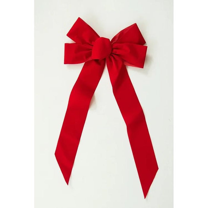 Seasonal Source - BOW-1835-W - 18" x 35" Red Velvet Deluxe