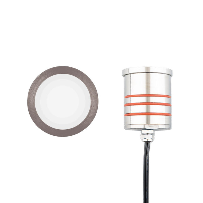 WAC Lighting 2011-27BS 2IN LED INGROUND-2700K-PEQUEÑO REDONDO 