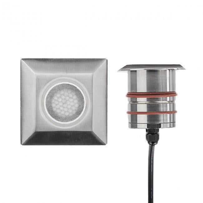 WAC Lighting - 2052-27SS - 2" LED INGROUND-2700K-SQ LOUVER Stainless Steel
