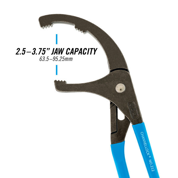 Channellock 212 12-INCH OIL FILTER/PVC PLIERS