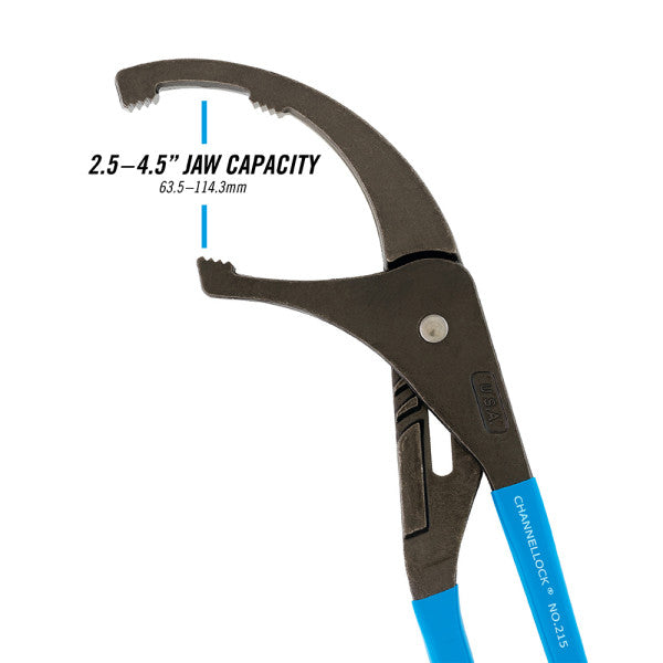 Channellock 215 15.5-INCH OIL FILTER/PVC PLIERS