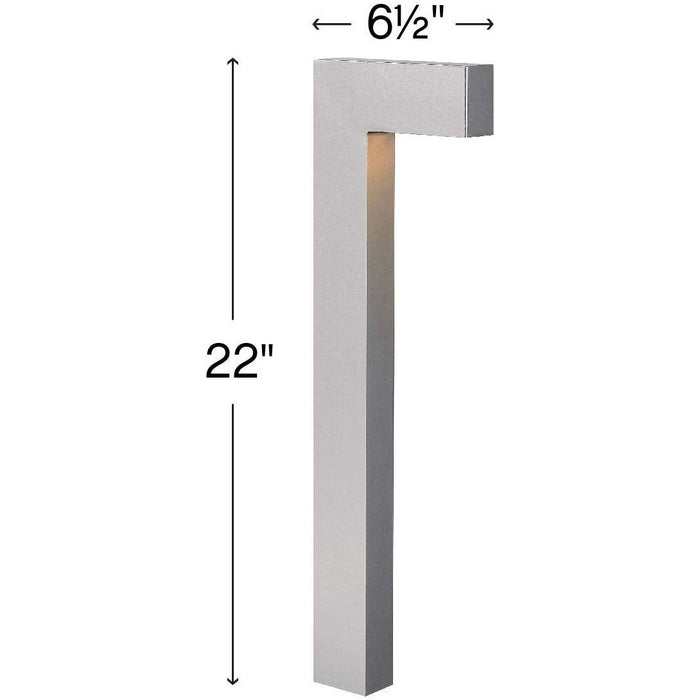 Hinkley Atlantis titanium path light product detail