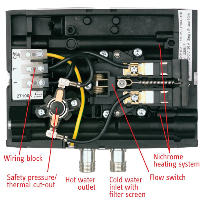 Stiebel Eltron Mini-E 4-2 Point of Use Tankless Electric Water Heater w/ Thermostat 3.5/2.6KW 240/208V